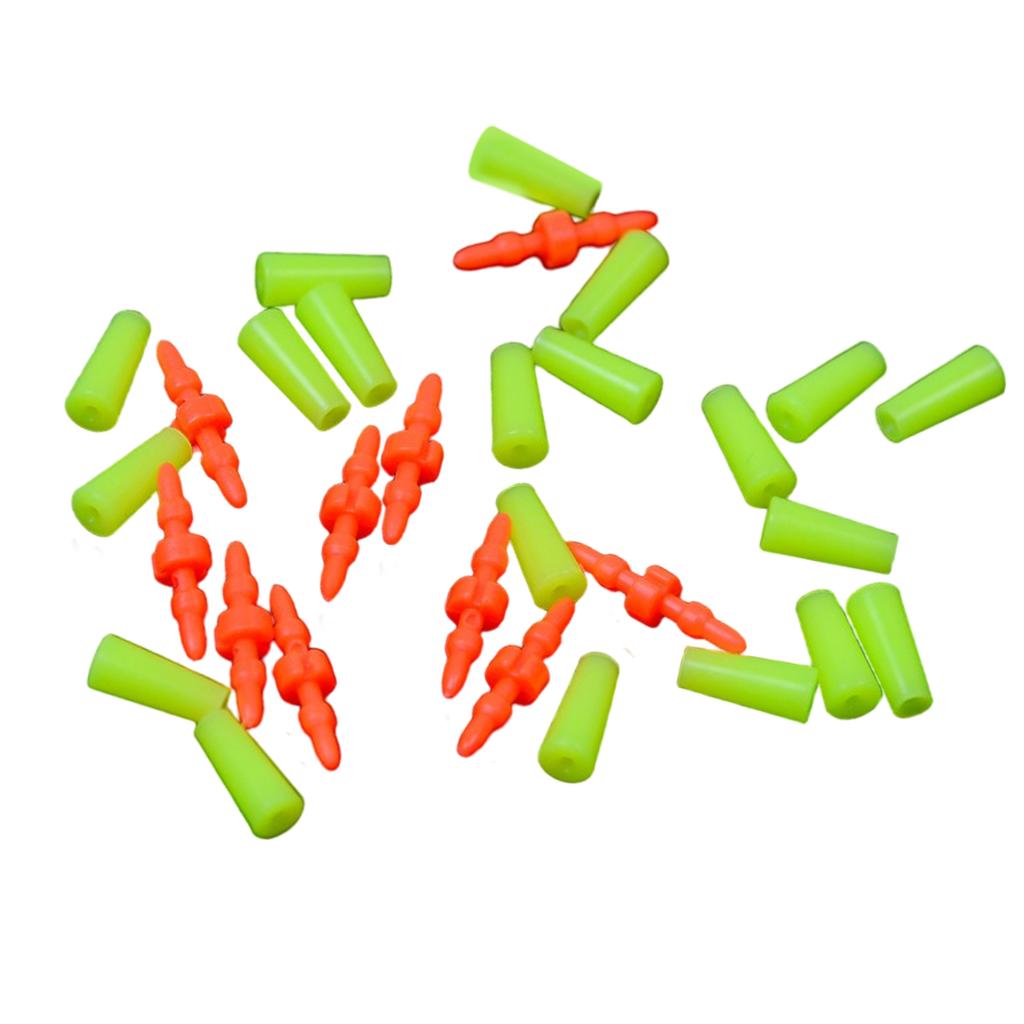 50 Sets Cara Rod Bobber Fishing Bobber Stopper Cara Rod Bobber Saltwater Freshwater Fishing Equipment Easy Installation