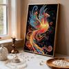 DIY Pearl Painting Set Phoenix Pattern Home Decoration Handmade Sticky Diamond Creative Canvas Pearl Art Painting Crafts Perfect Gift