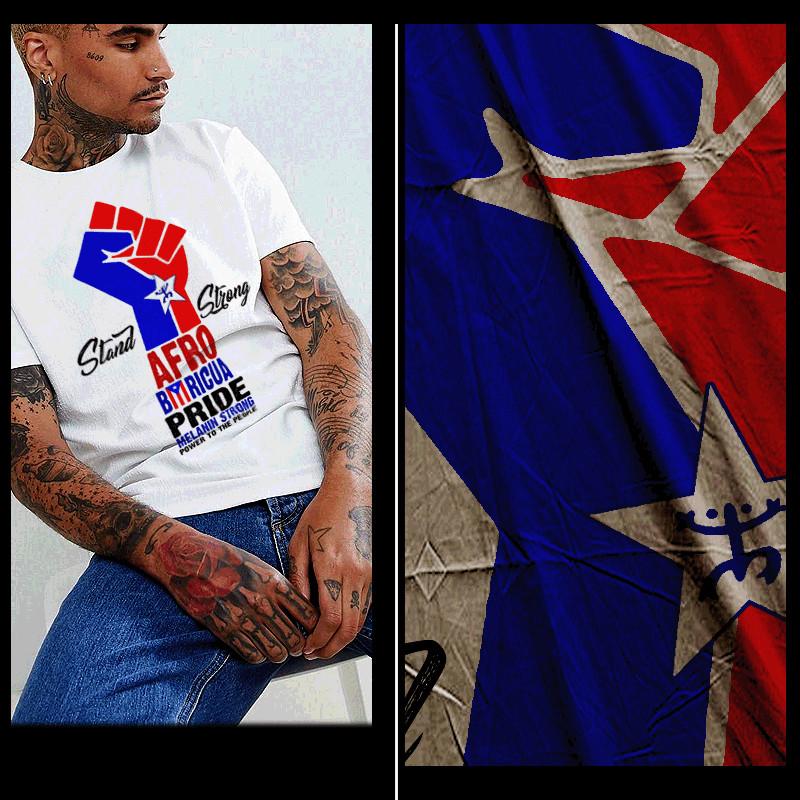 

Puerto Rico t-shirt Afro Latino Boricua the Bronx Puerto Rican anti-colorism 2XL