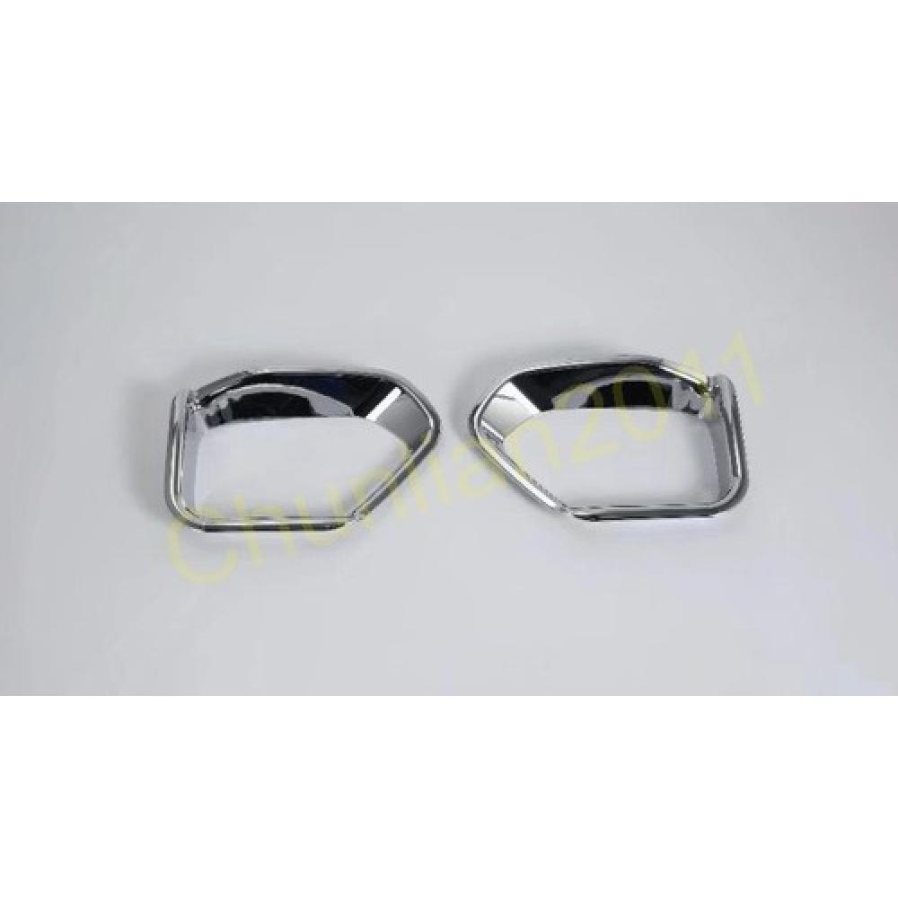 Rear Fog Light Cover Round Trim for 2018- Subaru XV 2PCS Foglight Decoration