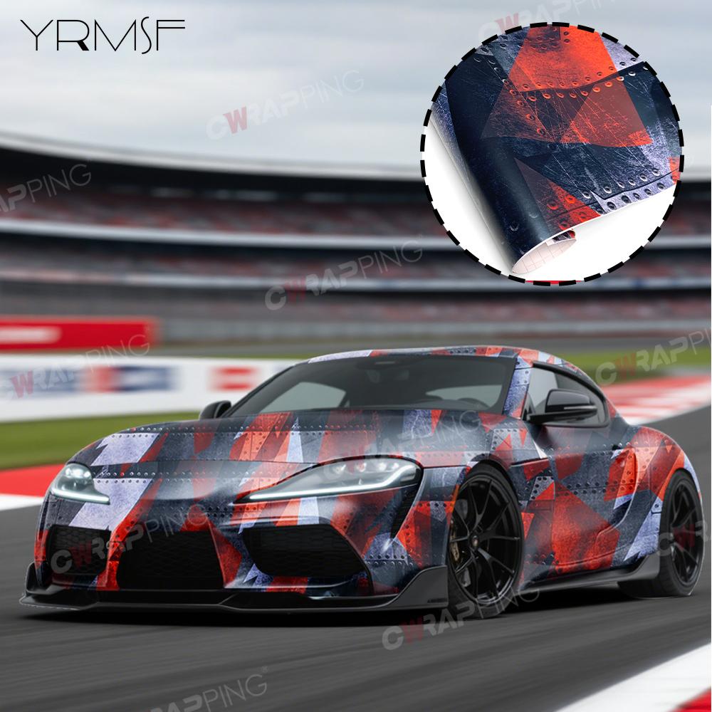 Car Decorating Bicycle Adhesive Vinyl for Car Film Covering Off-road Vehicle Geometry Motorcycle Auto Outdoor Accessories Wrap