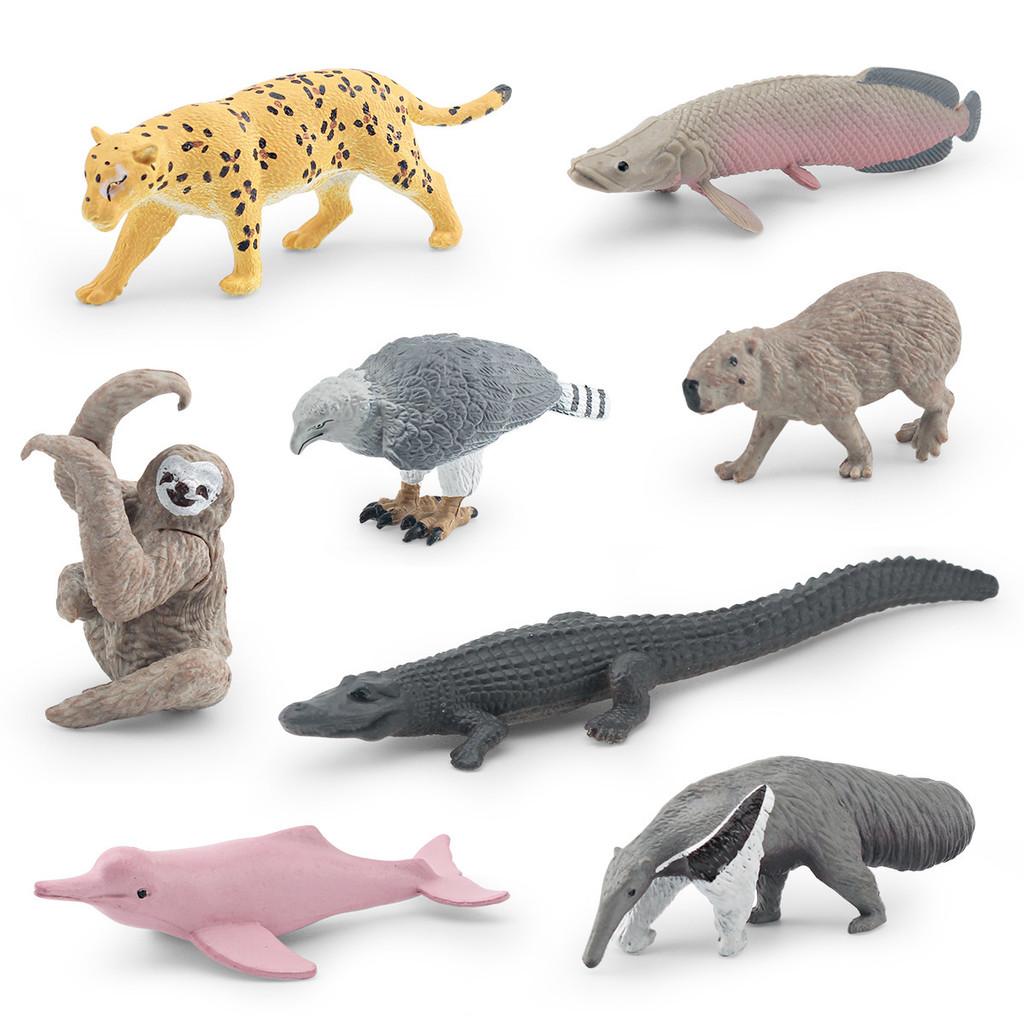 Crocodile South Dolphin American Animal Model Set Home Decor And Toy Teaching