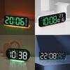 Modern Digital Alarm Clock With Led Display Night Light Weekday And Timer Functionality