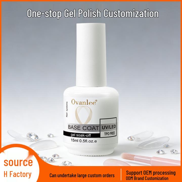 Custom Gel Nail Polish Set: Base & Top Coat