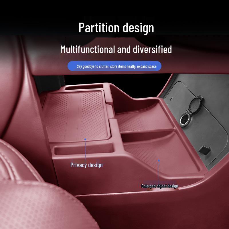 Compatible Silicone Storage Box for 26 Lantu Tianshan Center Console Models - Car Interior Accessories