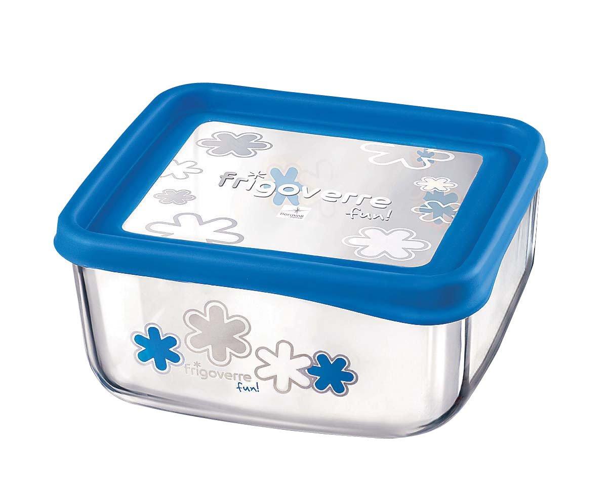 

Bormioli Rocco Frigobert Fan RBR5903 Square, 19cm, Blue, 3.88820.MZ1,