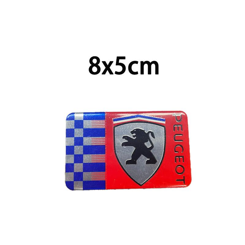 Car Emblem Sticker Accessories For Peugeot 206 307 308 207 3008 208 407 508 2008 5008 301 406 408 607 4008 Rifter RCZ Citroen DS