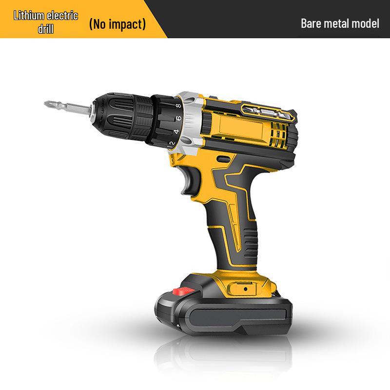 

Компактная бесщеточная электрическая дрель - Аккумуляторное литиевое питание, Многофункциональный пистолетный инструмент для бытового использования