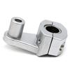 Nakira Motorrad Lenkererhöhung Lenkererhöhungsadapter Höhe 55mm PCX CB250F nkr1053 22,2mm 28,6mm MT-25 (Silber)