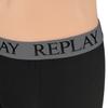 Replay Black Gray Men' Logo Boxer Shorts Set of 2 Size