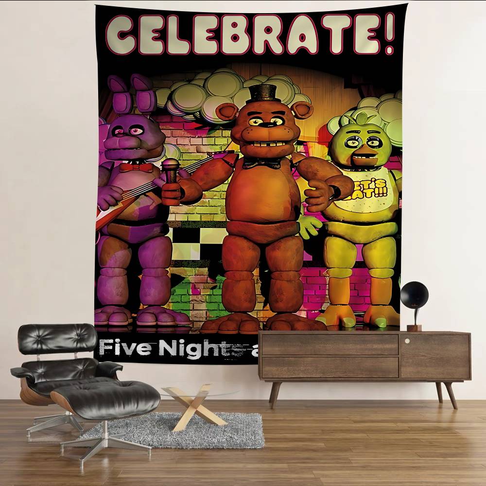 Arazzo da Parete F-Fnaf Anime Fai da Te per Soggiorno Casa Stanza Universitaria Decorazione Arte da Parete Decorazione