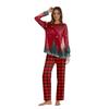 Christmas Prints Family Matching Long Sleeve Tops+Pants Set Family Matching Sets