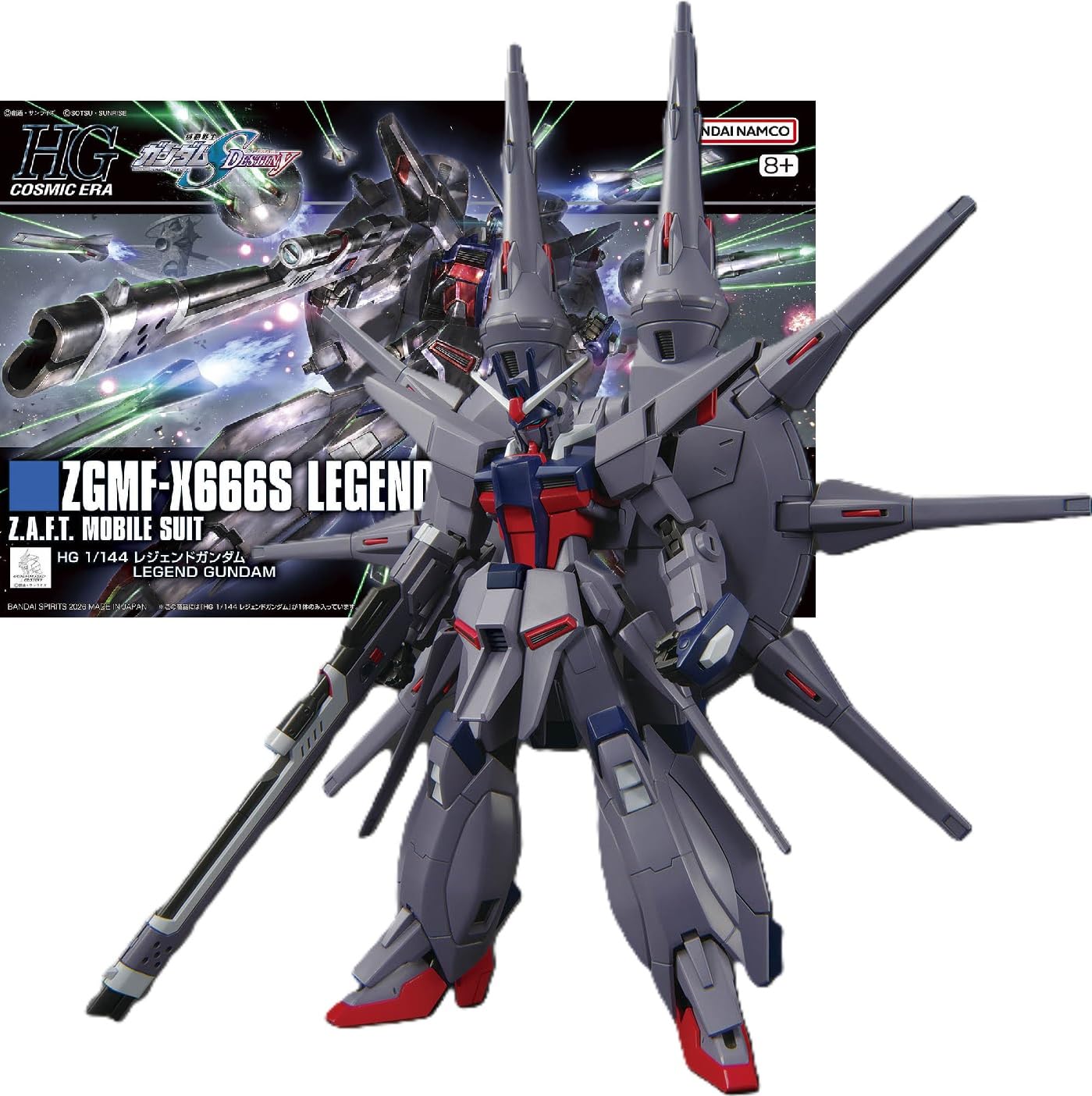 

Легендарный Гандам Мобильный доспех Gundam SEED DESTINY Масштабная пластиковая модель [HG] ZGMF-X666S 1/144 (Предварительно окрашенный)
