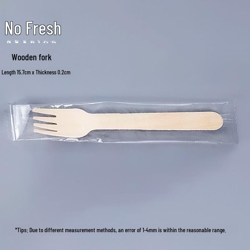 Biodegradable Disposable Wooden Ice Cream Spoons - Individually Packaged for Ice Cream or Popsicles.