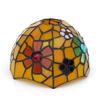 Retro lamp cover Feather Design 8" Yellow Stained Glass Lampshade - Perfect for Table, Floor Lamps & Chandeliers