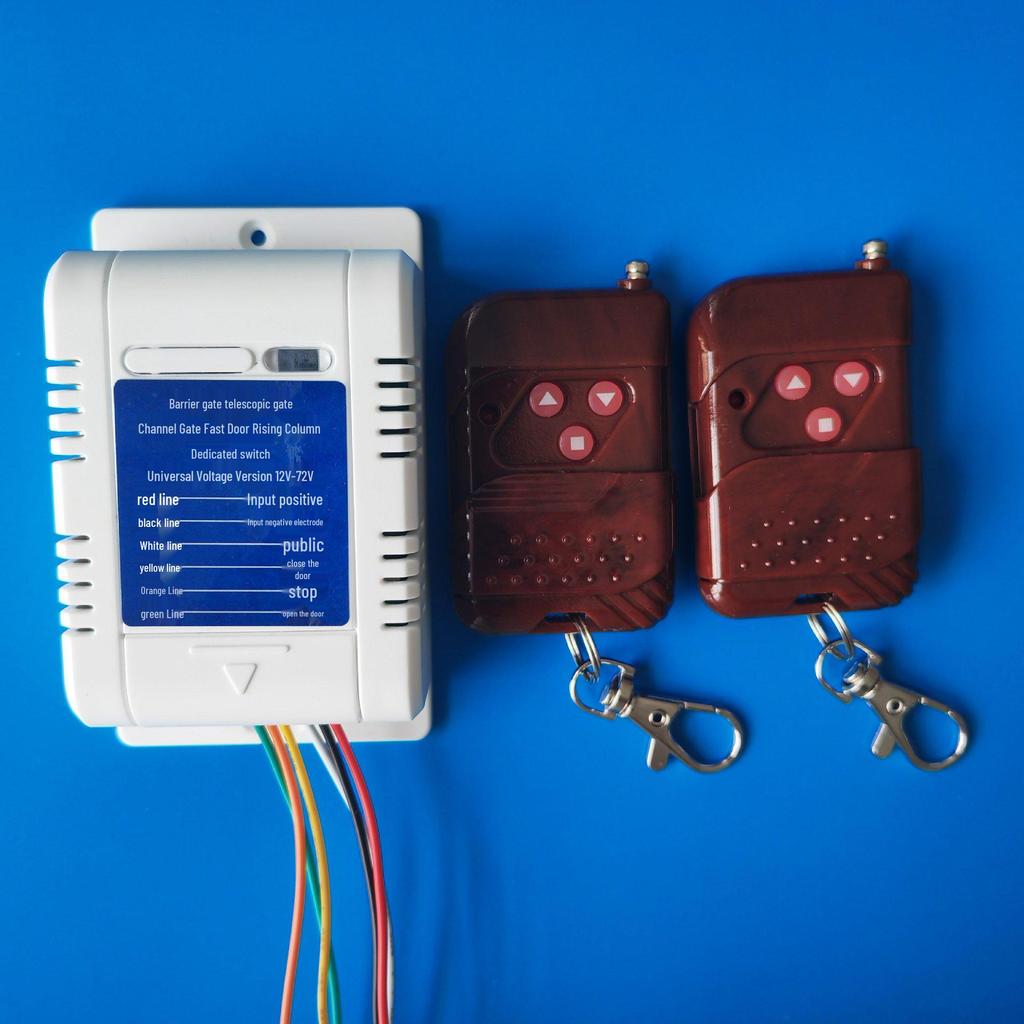 Universal Receiver for Fast Gate Barriers: 12-24V Remote Control with Long-Range Capability