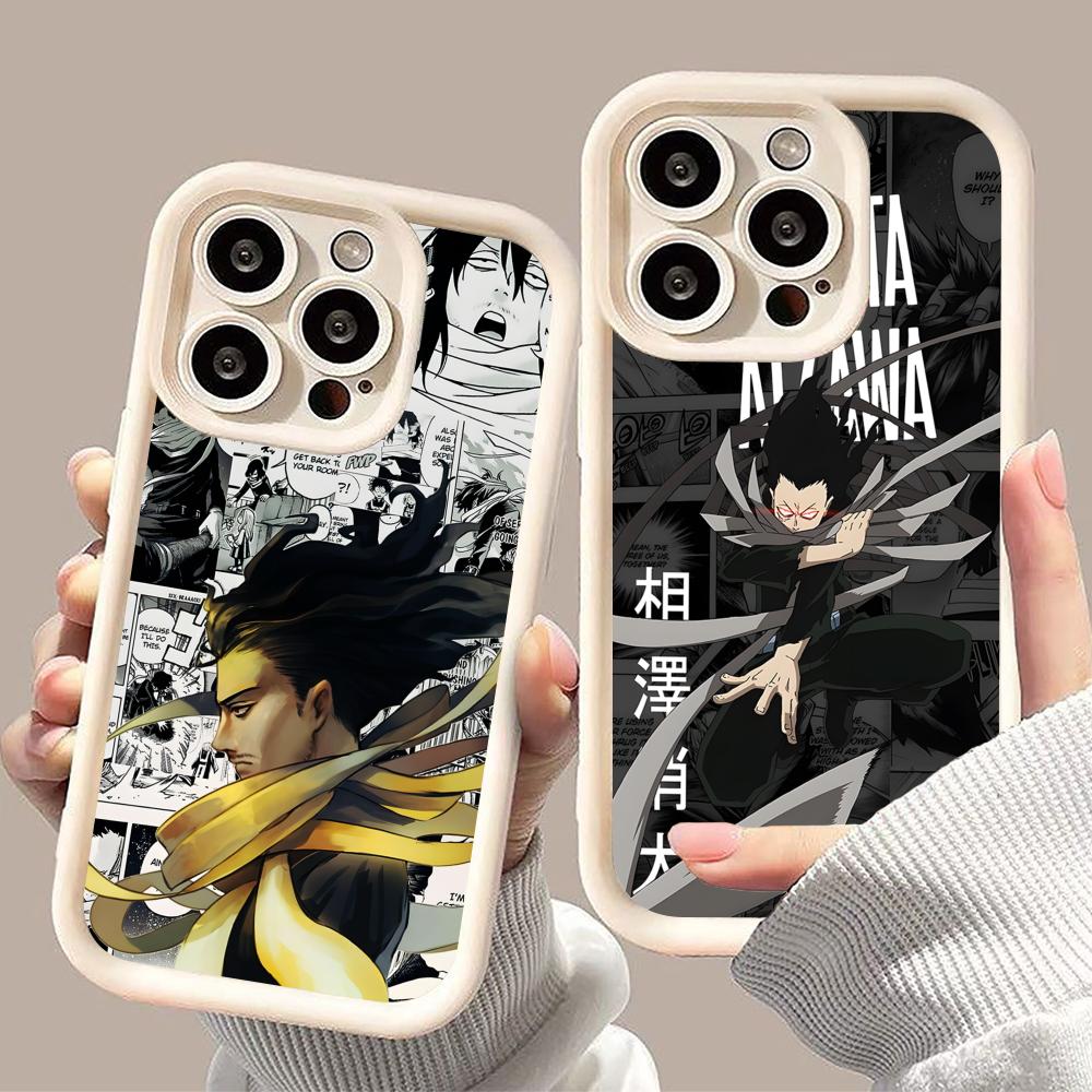MHA Aizawa Shota Mobile Phone Case for iPhone 17 16 15 14 13 12 11 Air Pro Max Plus Thicken TPU Colorful Cover Smartphone Luxury