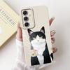 For Samsung Galaxy M55 Case SM-M556B Flower Cartoon Panda Soft Silicone Cover For Samsung M55 5G 6.7"Shockproof Phone Case Funda