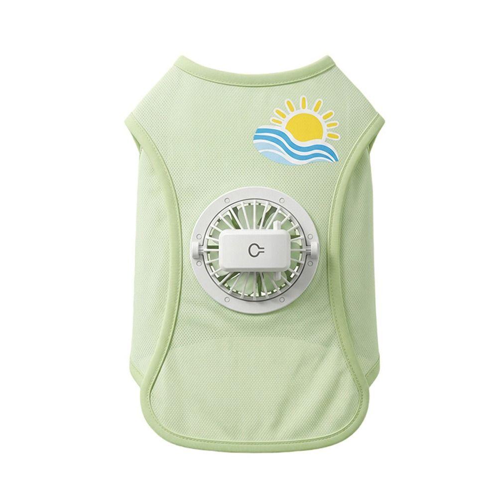 USB Charging Dog Cooling Vest Built In Fan Dog Fan Vest N Cooling Dog Vest  Photo Props