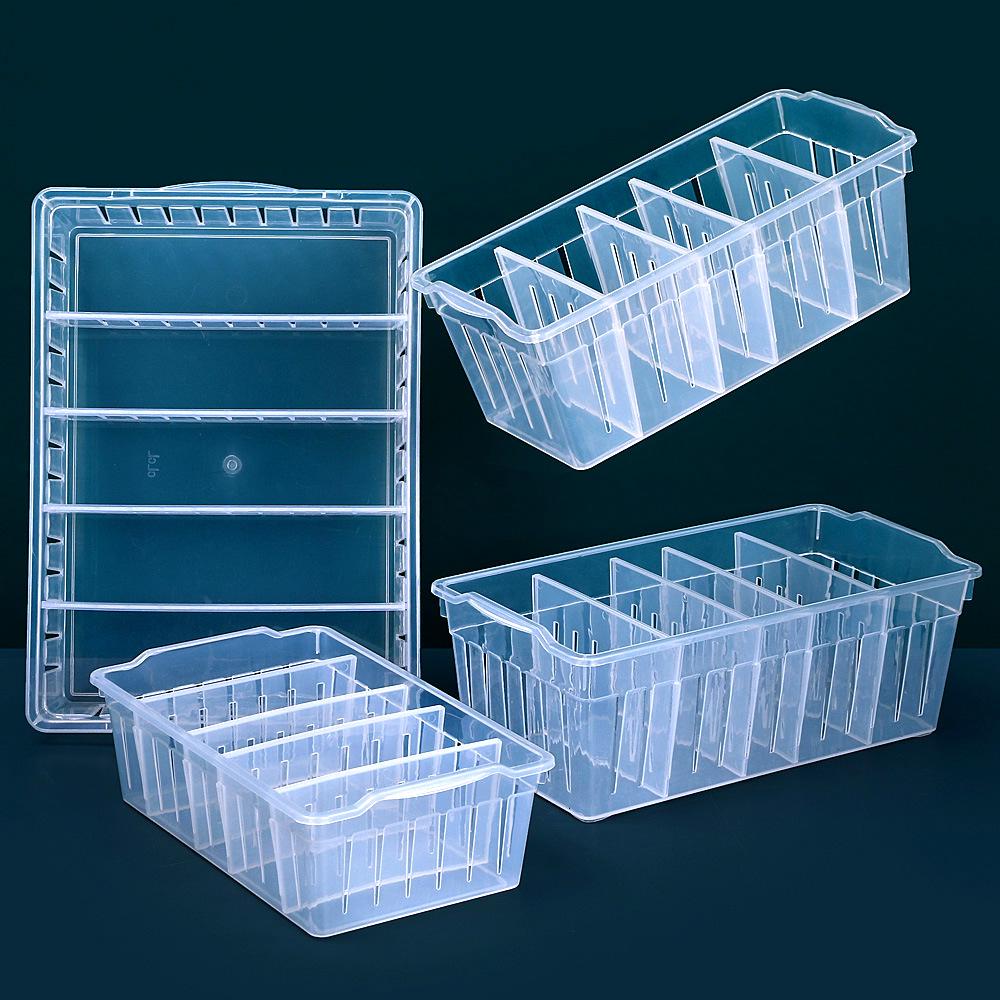 Klare Rechteckige Schreibtisch-Aufbewahrungsbox mit Schublade