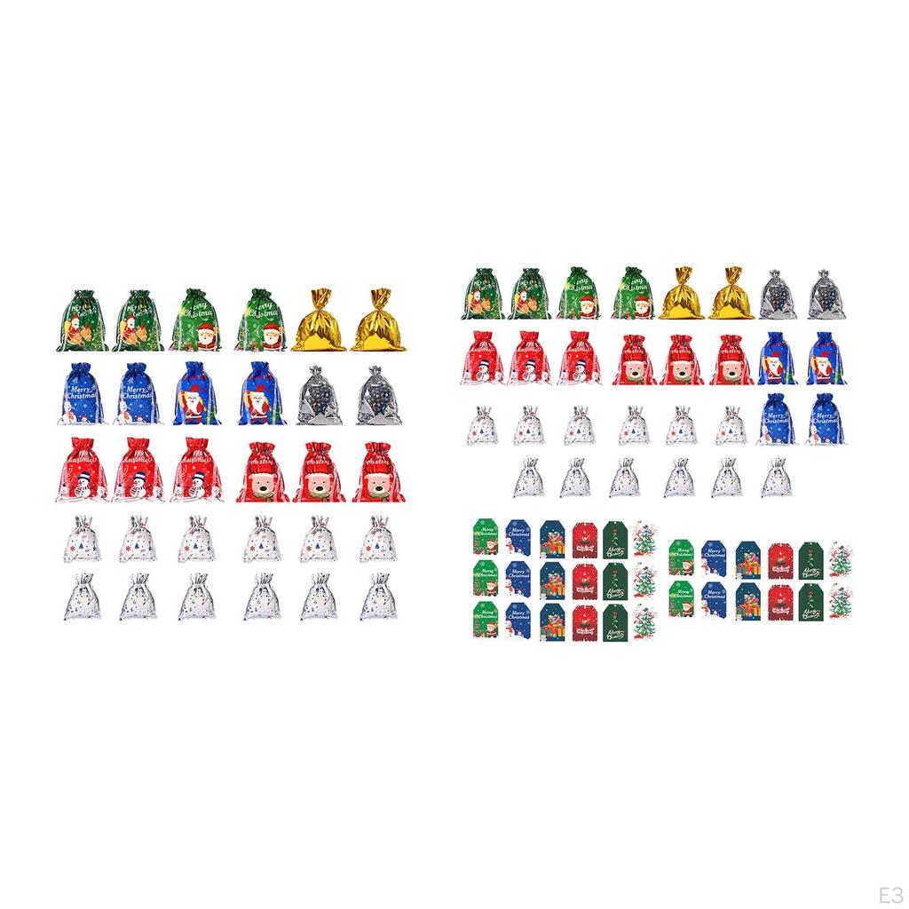 30 Pieces Christmas Candy Bag Gift Packaging
