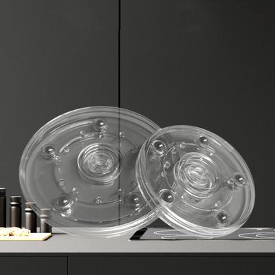 Creative Acrylic Turntable Transparent Round Base Display Stand Furniture Hardware 360° Rotating Jewelry Decor Swivel Plates