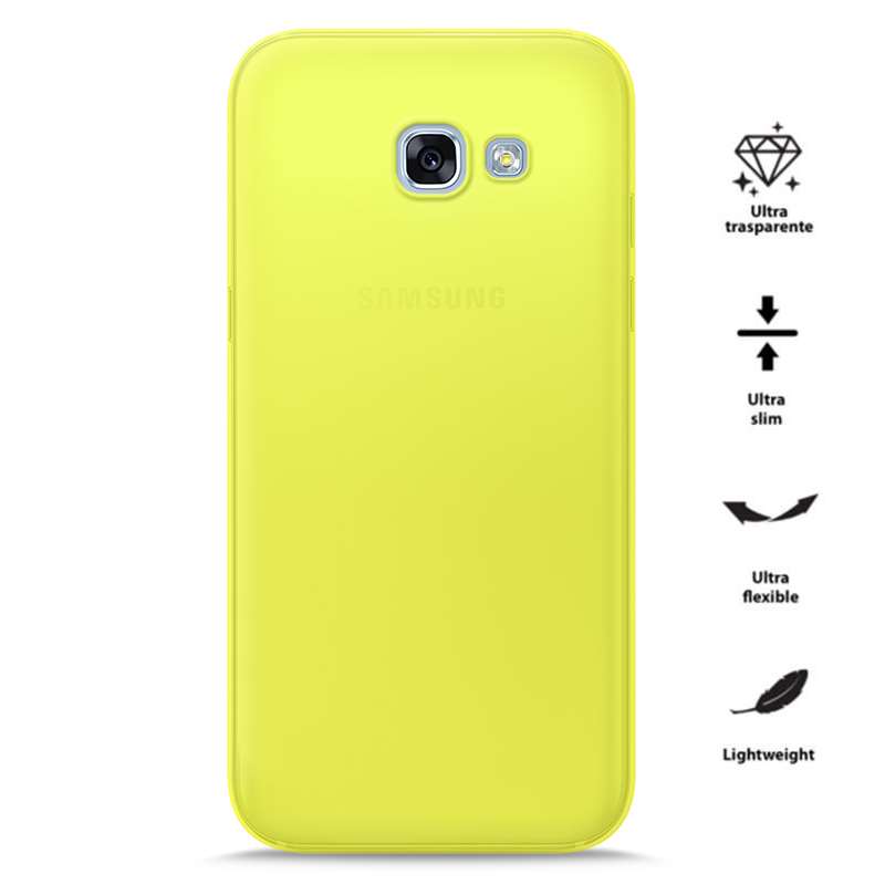 Puro 0.3 Nude - Étui Samsung Galaxy A3 (2017) (Jaune Fluo)