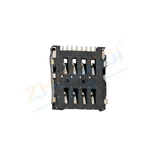 Flip-Type H1.5 MicroSIM Card Socket MICRO-SIM-0012-P