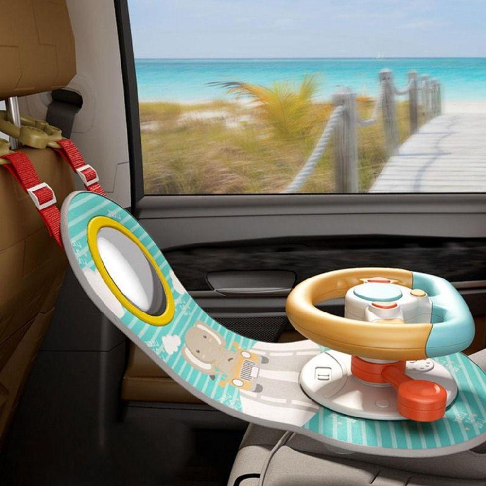 Con Simulación de Espejo Volante Musical de Juguete Volante de Juguete para Bebé Regalos para Niña Niño