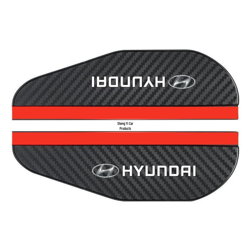 Carbon Fiber Pattern Rainproof Rearview Mirror Shield - Universal Fit