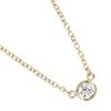 TIFFANY&Co. By the Yard Necklace Top Width 0.1" K18 Yellow Gold/diamond 1.76g Women Used