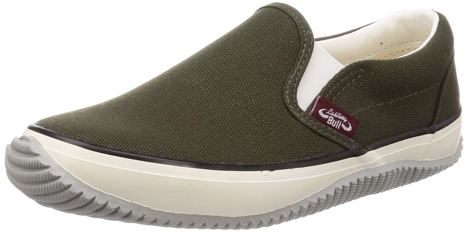 

[Fukuyama Rubber] Lightweight Sneakers Lasting Bull LB-011 Men s Khaki 25.5 cm 3E