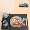 Orange Silicone Griddle Mat Grill Pad For Kitchen Cooking Countertop 40.5x19.5cm