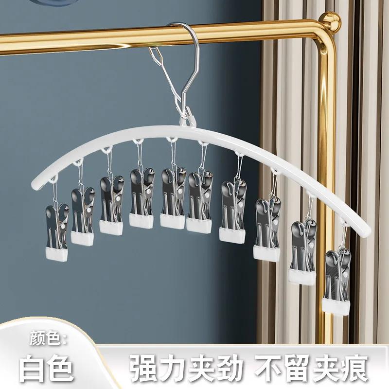 

Drying rack sock clip outdoor drying rack Windproof dip plastic clip drying rack Dip plastic coat rack household non-slip jacket