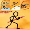 3D Printed Stick Figure Pencil Holders, Pen Racks, Pen Holders, And Desktop Ornaments In Four Different Shapes
