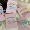 Set of 2 Cute Floral and Polka Dot Duckbill Hair Clips