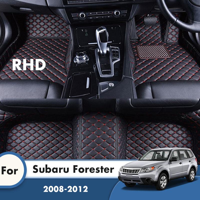 

Ковры с правым рулем Автомобильные коврики для Subaru Forester 2012 2011 2010 2009 2008 Подушки для ног Автоаксессуары Детали интерьера Продукты