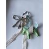 Angel Pegasus Pendant PU Leather Bag Pendant Key Bow Tassel Accessories Cute Cartoon Pendant