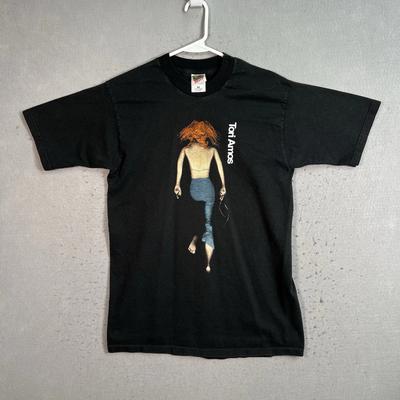 VINTAGE TORI AMOS Shirt M SNEAK PREVIEW TOUR 1998 unter dem rosa 90er Jahre Tautropfen