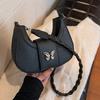 Versatile Bag Women S   Chain Simple Shoulder Bag Casual Crescent Bag