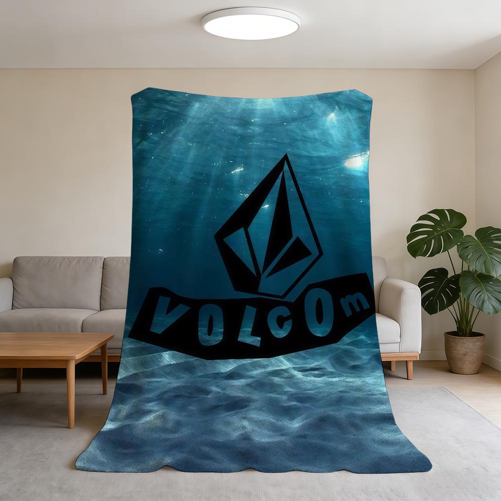

Blanket Super Warm V-Volcom-ES Comfortable Fashion Plush Throw Blanket Child Home Sofa Bedroom Brand Gift 75cmx90cm