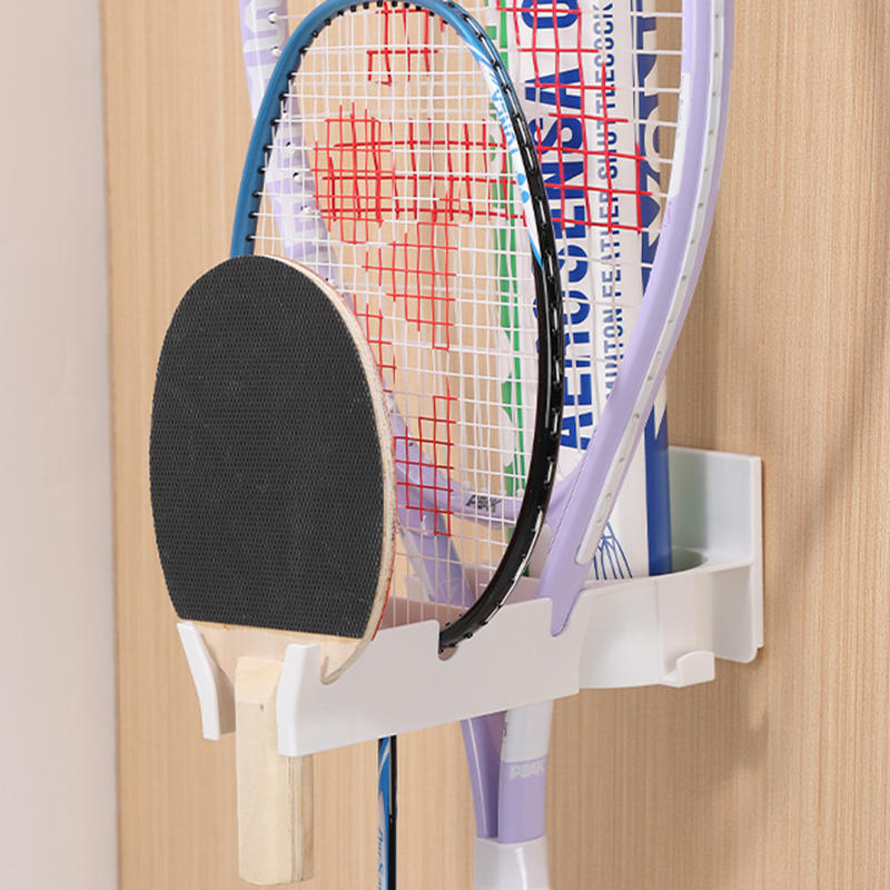 Racket Storage Rack Non Perforated Door Rear Rack Home Storage Hanging Shelf No Hole Hanging Shelf