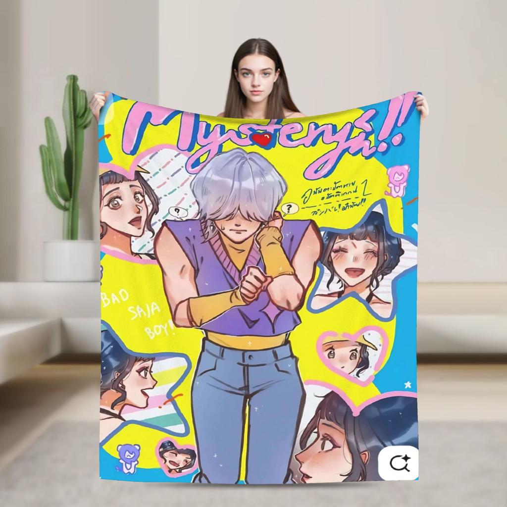 K-KPop Demons Hunters Blanket  Soft Fluffy Plush Throw Blanket For Children Living Room Flannel Bedspread Bed Cover