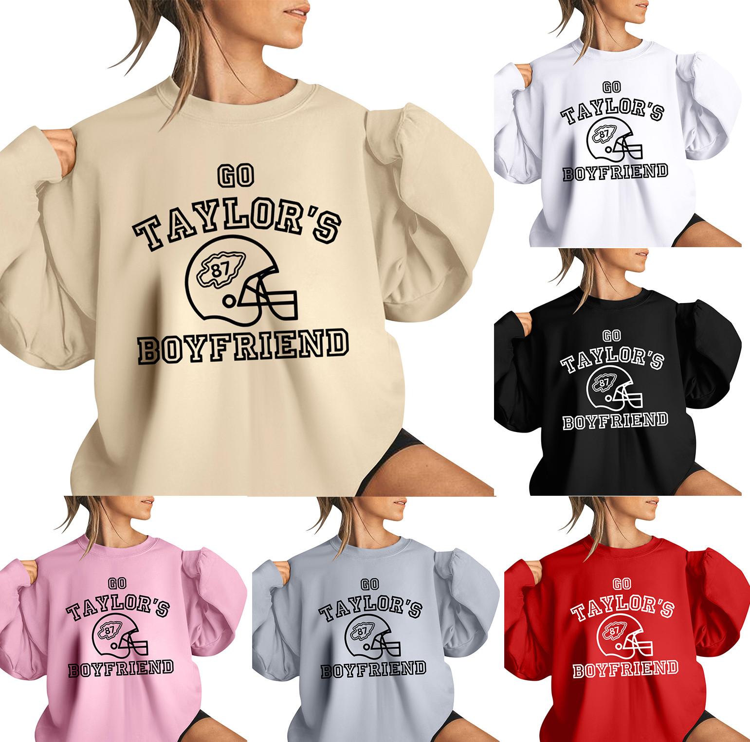 

Женские толстовки с длинным рукавом и круглым вырезом, большие забавные рубашки, пуловер