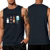 Men Sleeveless Tank Top Casual Summer Shirt Loose Fit Muscle Tee Breathable Lightweight Daily Wear