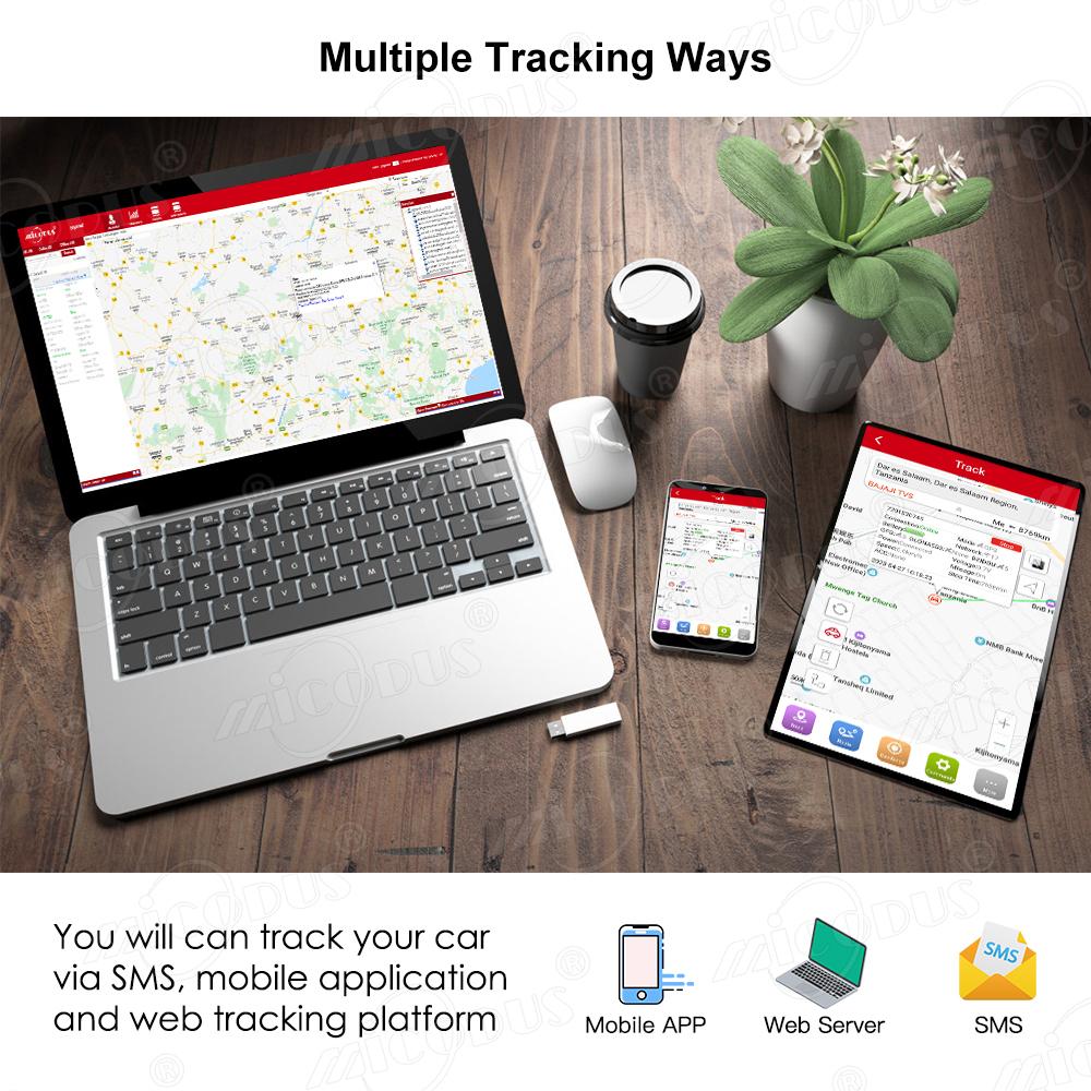 MiCODUS Najtańszy Mini GPS Tracker Samochodowy GPS Motocyklowy MV710 8-95V Odcięcie Paliwa Przekroczenie Prędkości Wibracje ACC Alerty Lokalizator Samochodowy Darmowa Aplikacja