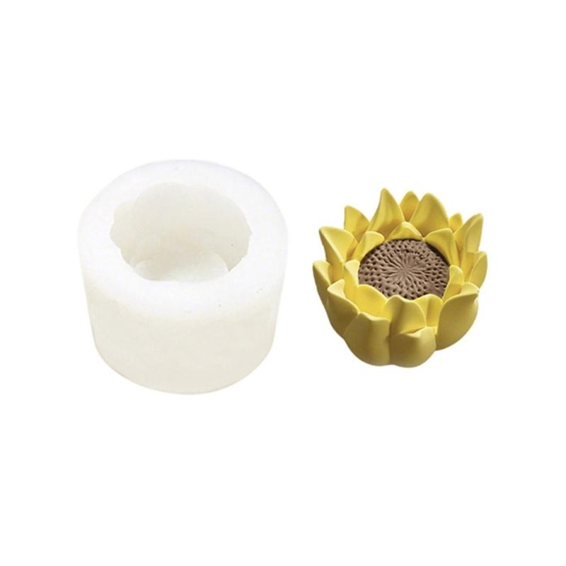 Floral Silicone Molds for Epoxy Resin Making Candle Soap Chocolate Cake Fondant Decoration Heat Resistant Baking Mould