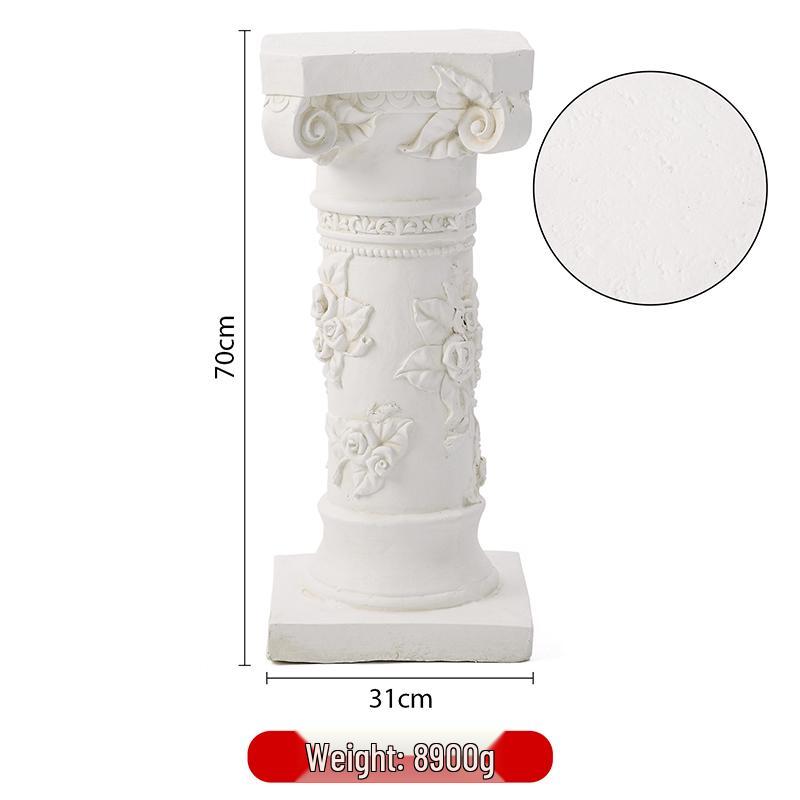 Europäischer Römischer Säulen Blumentopf: Retro Garten Hochzeitsdekoration Ornament