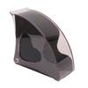 Coffee Filter Holder Storage Coffee Filter Paper Dispenser Rack with Dustproof Cover for Cafe Office Black