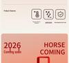 Year of the Horse Red Autumn Cotton Underwear Set for Men & Women - Thin, Warm, Middle-aged & Elderly